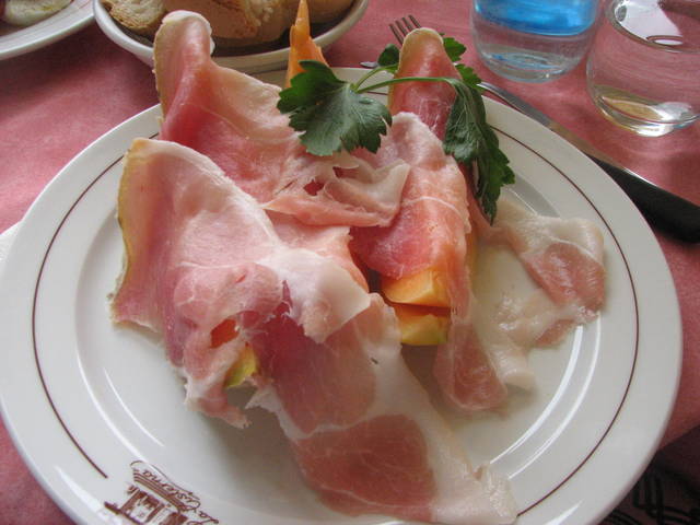 Melone con Parma